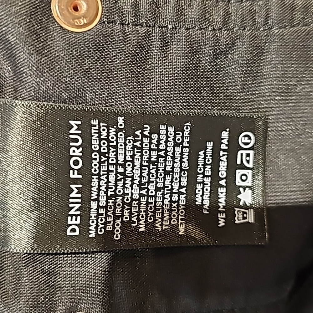 NWOT Aritzia Denim Forum The Nina Super High Rise Cigarette 30L Size 27 - Picture 11 of 12